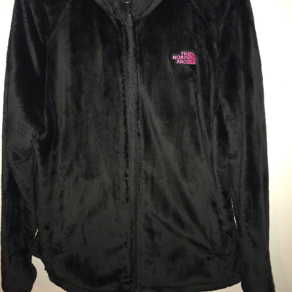 Women’s north face jacket black and pink XL